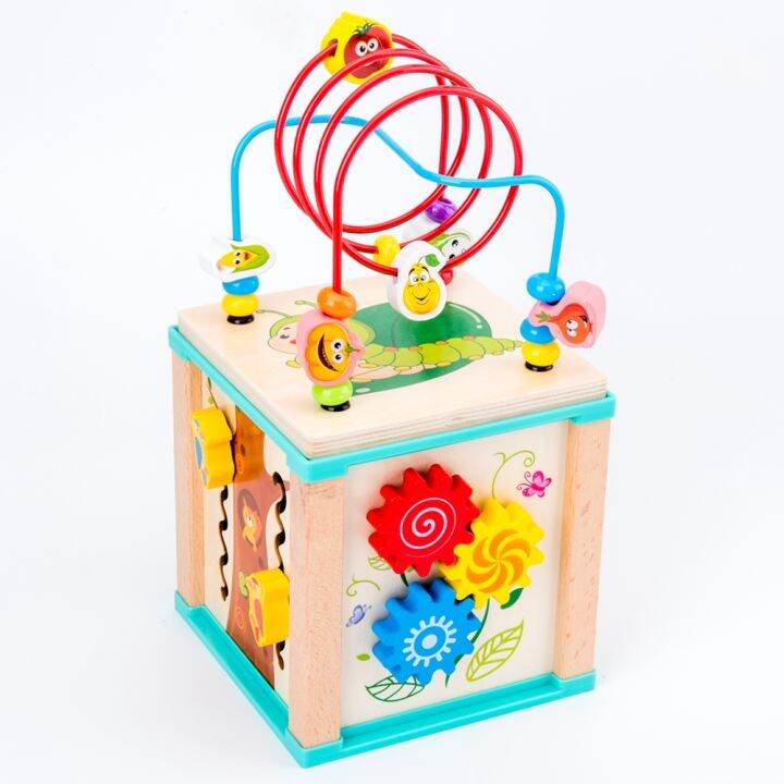 baby-wooden-montessori-toys-around-bead-maze-shape-recognition-cartoon-clock-learning-educational-toys-for-children-math-toys