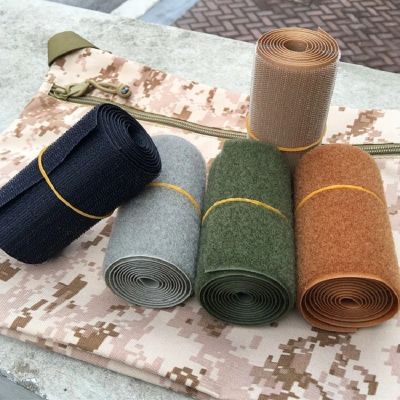 1 sets 110mm Width Nylon With Hook &amp; Loop  Tape Sew On Sticker Strap Couture Clothing Accessories Tactical Equipment 1M Adhesives Tape