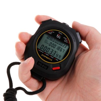 Professional 3 Rows of 100 Stopwatch Timers Handheld Digital Stopwatch Track and Field Sport Running Training Chronograph Timer