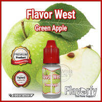 Flavor West Green Apple - กลิ่นแอปเปิ้ลเขียว - กลิ่นผสมอาหาร - ผ่านการรับรองจาก อย. ประเทศไทย บรรจุและขายโดย Flavorfy กลิ่นผสมอาหารอเนกประสงค์ เหมาะสำหรับ ลูกอม, กัมมี่, น้ำผลไม้, เบเกอรี่, ไอศครีม, ของเหลวอื่่นๆ