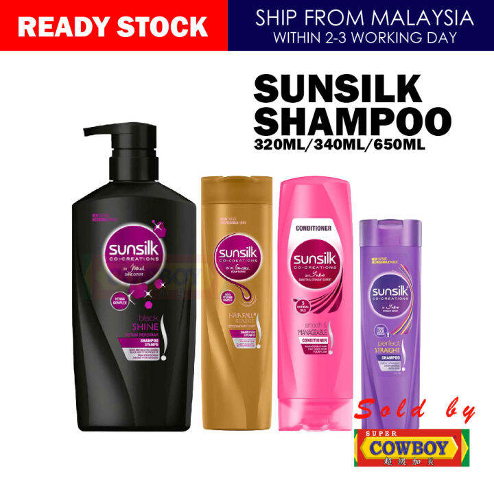 (160-650ml) Sunsilk Shampoo / Conditioner / Conditioning / Syampu ...