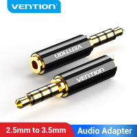 Vention Jack 3.5mm to 2.5mm Male to Female Plug Audio Adapter for Speaker Laptop Headphone Jack Aux Cable Connecter 2.5 to 3.5