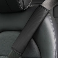 รถที่นั่งเข็มขัด Pore PU Breathable Universal Auto Seat เข็มขัดครอบคลุมเบาะ Protector ความปลอดภัยเข็มขัดไหล่-Siogue