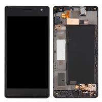 (ความงามของ Iverson) หน้าจอ LCD TFT สำหรับ Nokia Lumia 735ที่มี Digitizer ประกอบเต็มตัวเครื่อง (สีดำ)