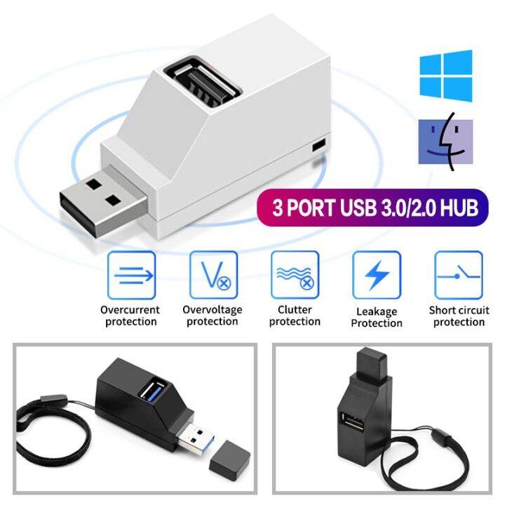 fonken-ตัวแยกสาย-usb-อะแดปเตอร์สำหรับแล็ปท็อป-hub3-0-usb-ฮับขนาดเล็ก-usb-ฮับสำหรับเมาส์และคีย์บอร์ด-udisk-เชื่อมต่อโทรศัพท์มือถือฮับ-usb-feona