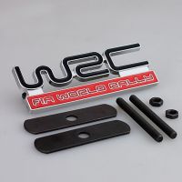 Car Grille Badge Sticker World Rally Championship Racing Styling Exterior Emblem Accessories Chrome Refitting Trim For Ford WRC