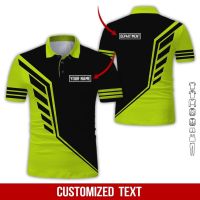 （all in stock）  Personalized Name Heavy Equipment 3D All Over Printed Clothes HH635 3D Print POLO SHIRT