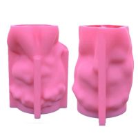 2Pcs Silicone Mold 3D Cute Girl Flower Pot Mould DIY Handmade Crafts Plaster Candle Crystal Epoxy Resin Mold for Decors