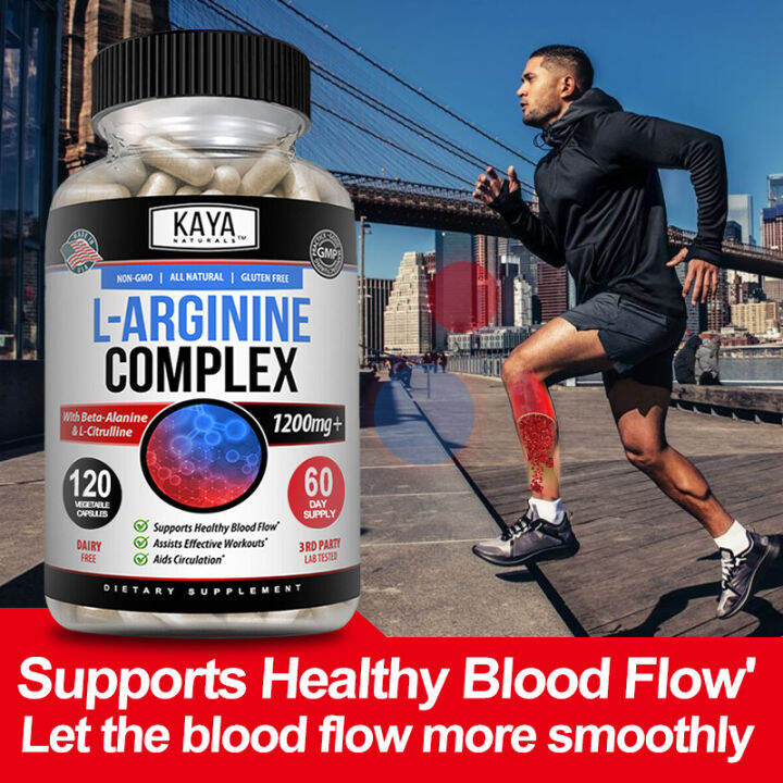 LArginine 120ct Testosterone Booster, ED Pre Workout Support, Muscle Gainer Supplement, Lazada PH