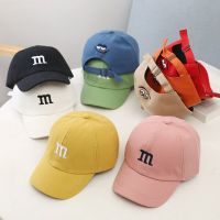 [พร้อมส่ง] FuFushop หมวก cap เด็ก หมวกเด็ก M&amp;M  M and M 6เดือน - 3ปี หมวกแก๊ปเด็กปีกแข็ง หมวกเด็กอ่อน หมวกแก็ปผ้า Cotton หมวกเด็กชาย หมวกเด็กหญิง