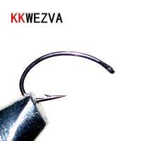 KKWEZVA 100PCS Size 8 10 Black hooks Multiple Color Trout Fishing Flies Scud Shrimps Scud Cezch Fly Fishing Fly Nymphs hooks