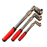 1/4 1/2 3/8 72 Tooth Carbon Steel Retractable Ratchet Wrench Automatic Quick Release Spanner Multifunctional Hand Tool