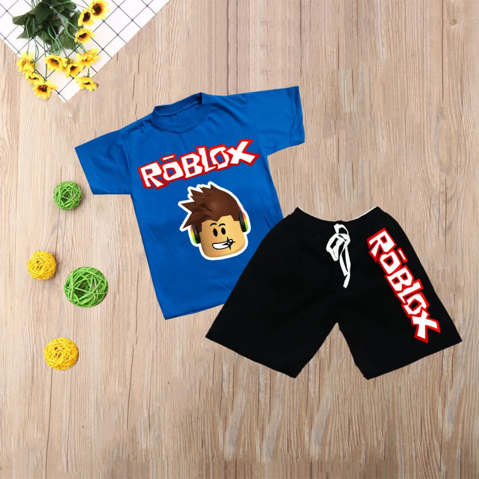 Terno Short Roblox boys and girls Ootd Terno (1-11 yrs.old Small to XL