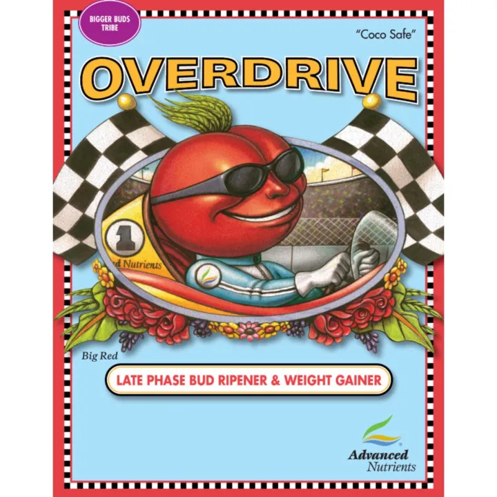 Advanced nutrient Overdrive ช่วยเร่งดอกในสัปดาห์สุดท้ายของการปลูก ขนาด