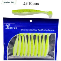 Litepro 10ชิ้น/ล็อตเหยื่อปลอมซิลิโคนเหยื่อตกปลาทะเล Pvc Swimbait Wobblers เหยื่อปลอม