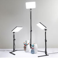 Tenwish LED การถ่ายภาพวิดีโอแผงไฟแสงสตูดิโอถ่ายภาพชุดโคมไฟสำหรับถ่ายภาพสตรีมมิ่งสด Youbube พร้อมตัวกรองขาตั้งไฟ