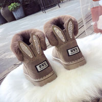 2021 Women Boots Winter Snow Boots Female Boots Duantong Warm Lace Flat with Women Shoes Tide Botas Mujer Hot Sale Women Boots