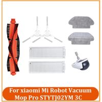 8PCS for Xiaomi Mi Robot Vacuum-Mop Pro STYTJ02YM 3C Vacuum Cleaner Parts Accessories Main Side Brush Mop Cloths Filter Universal Wheel