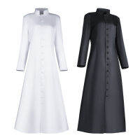 Women Clergy Costume ชุดยุคกลางโรมัน Cassock Robe