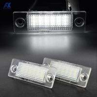 2ชิ้น LED ใบอนุญาตหมายเลขทะเบียนแสงโคมไฟสีขาว C An BUS สำหรับ VW TRANSPORTER T5แคดดี้ T Ouran กอล์ฟ P Assat Super Bright