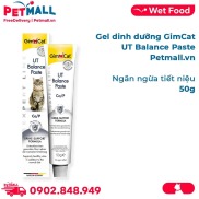 Gel dinh dưỡng GimCat UT Balance Paste 50g - Ngăn ngừa tiết niệu Petmall