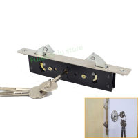 Stainless steel,Hanging doorPull gate Double Hook lock, Stealth lock,For Framed glass door,strong, durable,Door hardware