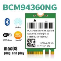 2X Dual Band 1200Mbps BCM94360NG WiFi Card for MacOS Hackintosh 802.11Ac Bluetooth 4.0 Wireless Adapter Network Lan Card