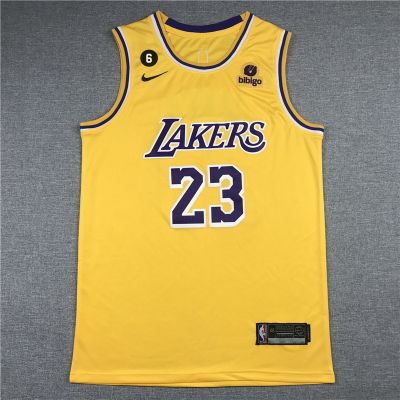 Mens Los Angeles Lakers Basketball Jersey 2023NBA 23 LeBron James 75th Anniversary Diamond Swingman Jersey