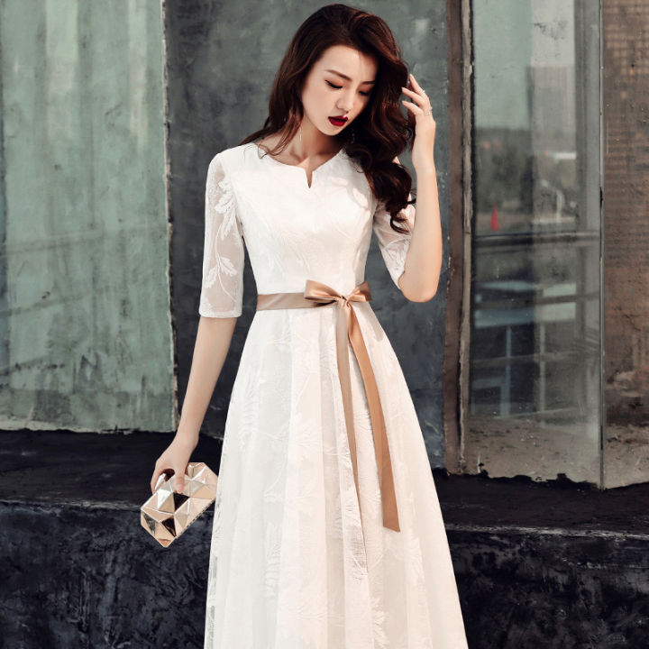 EAGLELY Luxury Evening Long Dinner Dress For Women Elegant 2023 Wedding ...