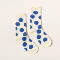 [WARMGREY TAIL] LION - BLUE IVORY SOCKS 230 - 280mm (free size)