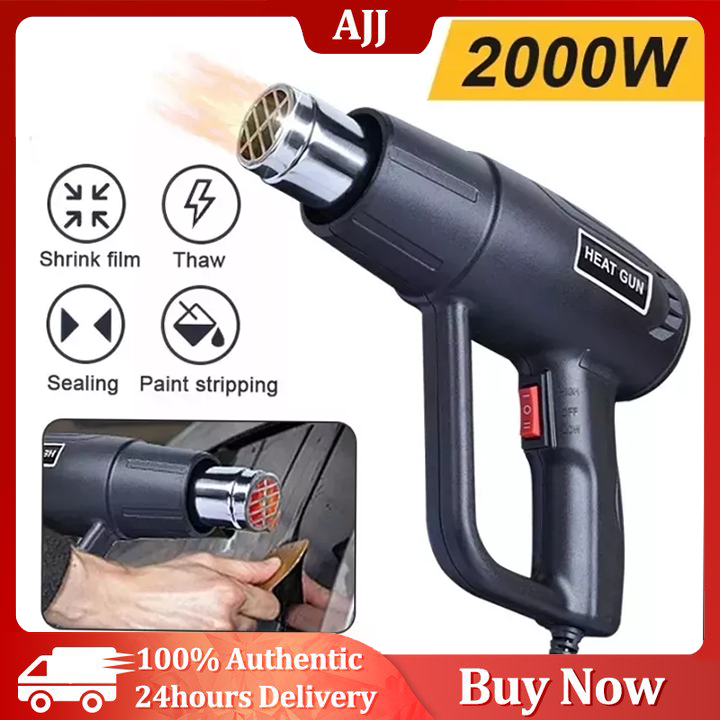 【COD】24hours delivery Heavy Duty Heat Gun 2000W Hot Air Blower Gun