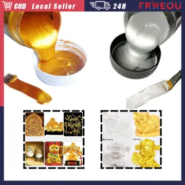 1kg Gold Paint for Metal, Metallic Gold Acrylic Paint Bronze paint acrylic  ink Styro paint Glitter