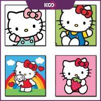 KS HelloKitty DIY 5มิติภาพวาดเพชรใหม่ตกแต่งเพชรเต็มรูปแบบภาพวาด30x3รูปภาพคริสตัล0เซนติเมตร/40x4 0เซนติเมตร/50x50cm