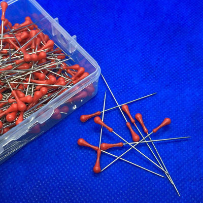 100pcsbox 42mm Round Pearl Head Dressmaking Pins Weddings Corsage Florists Sewing Needles Safety Pin Sewing Tools Accessories