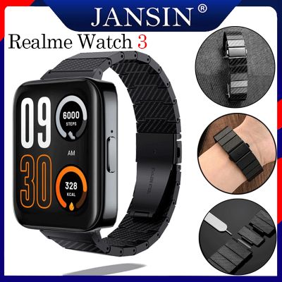 สายนาฬิกา Realme Watch 3 ร์ทวอทช์ Carbon Fiber สาย realme watch 3 สายนาฬิกาสำรอง Lightweight สายนาฬิกา realme watch 2/ 2 pro