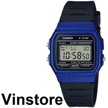 Casio f91 blue sale