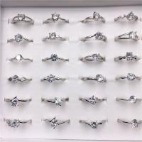 Proposed opening imitation diamond rings zircon female engagement mouth ring wedding items 2 yuan shop supplies