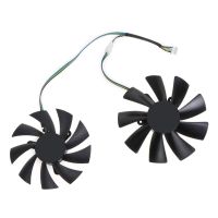 2Pcs 87มม. 100มม. DC12V 0.45A 4Pin กราฟิกการ์ดพัดลมหม้อน้ำสำหรับ ZOTAC GTX 1060 1070 Ti MINI HA 1080 Ti MINI Cooler