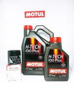 MOTUL H-TECH 100 Plus 10W-40 สังเคราะห์แท้ 100% 4+1ลิตร  ฟรี กรองน้ำมันเครื่อง วีออส ปี03-19 อัลตีส ปี01-08 นิวอัลตีส ปี17-19 ยาริส 1.5 AE101 อแวนซ่า  แท้ 1ลูก