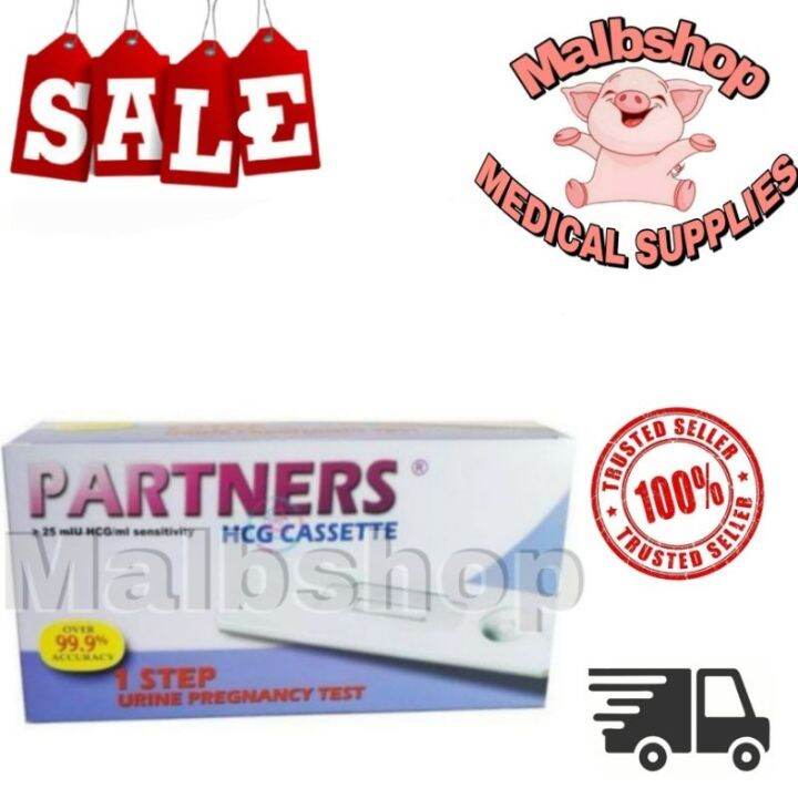 COD ORIGINAL PREGNANCY TEST KIT PARTNERS HCG CASSETE PT 100pcs Lazada PH