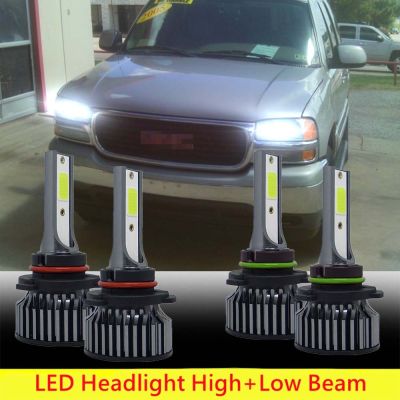 ไฟสปอตไลท์ Led สําหรับ GMC Yukon 1992-2006 High Low Set 4 ชิ้น รับประกัน 10 เดือน