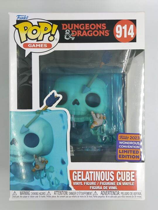 Wondercon 2023 Funko Pop Dungeons & Dragons Blue Gelatinous Cube 914