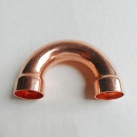 Copper 180 Elbow Plumbing Pipe Fitting Water Gas Oil Scoket Weld Coupler End Feed 180 Deg 32mm x1.1mm x98