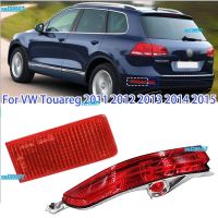 สำหรับ VW Touareg 2011 2012 2013 2014 2015ตัวสะท้อนแสงกันชนหลังด้านซ้ายและขวาแถบไฟเตือน7P6945106 7P6945105