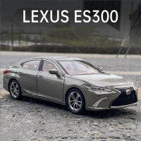 1:24 LEXUS โมเดลรถโลหะผสม ES300มีไฟและรถ Diecast ของเล่นเสียงประกอบสำหรับ Kids Toys ตุ๊กตาของขวัญเด็กผู้ชาย