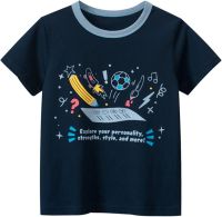 Summer Shirts for Kids Cute Cartoon Printed Short Sleeve Tees Toddler Boys Casual Crew Neck Tops Fashion Baby Boy T Shirts
