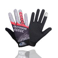 hotx【DT】 MTB Gloves Cycling Motorcycle Men Non-slip Breathable Touchscreen Outdoor