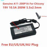 Chicony A11-200P1A ของแท้19V 10.5A 200W 5.5X2.5Mm อะแดปเตอร์ AC A200A007L สำหรับ CLEVO P650HP6 P650RG P670RG Charger Laptop P671RG