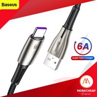 Baseus สายชาร์จ 6A Type-C รองรับ SuperCharge 66W Type C Cable for Huawei Xiaomi Samsung สายชาร์จด่วน สายชาร์จไว P40 pro P50