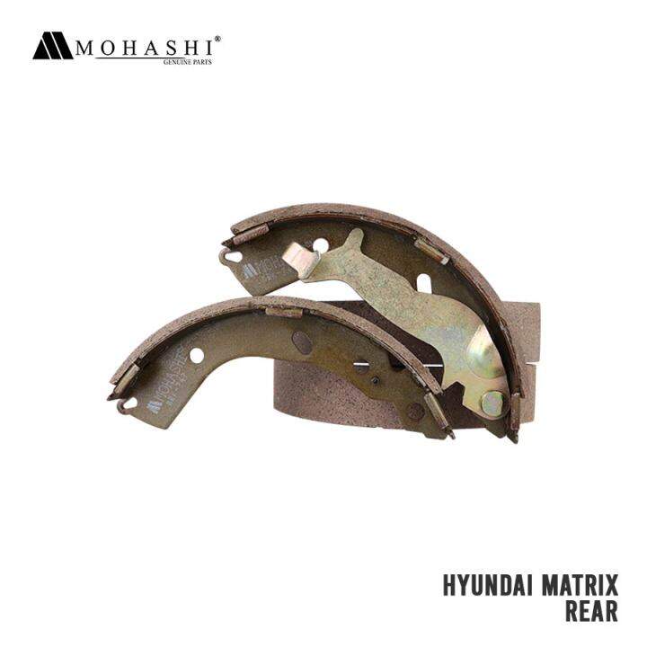 HYUNDAI MATRIX GETZ REAR MOHASHI BRAKE SHOE (4PCS) Lazada PH